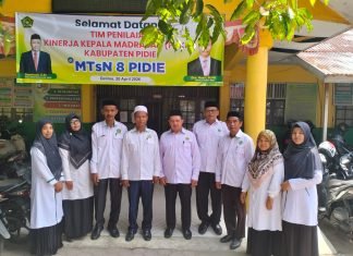 KINERJA KEPALA MTsN 8 PIDIE KABUPATEN PIDIE