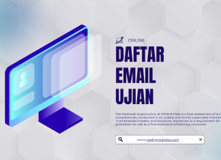 DAFTAR EMAIL UJIAN MTsN 8 PIDIE